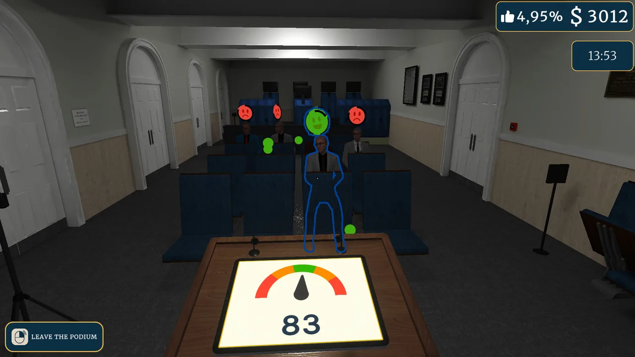 President Simulator Shove Advisors: Office Interactions