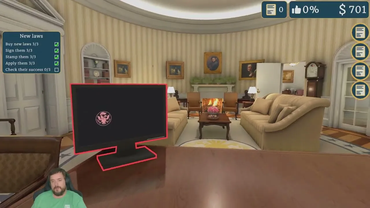 President Simulator Throw Decrees: Mechanics and Guide