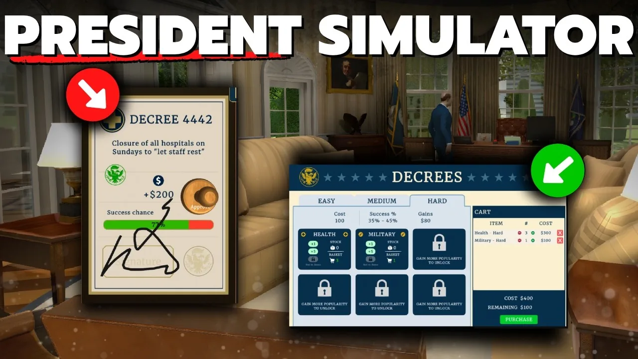 President Simulator Interviews: Media Press and Questions